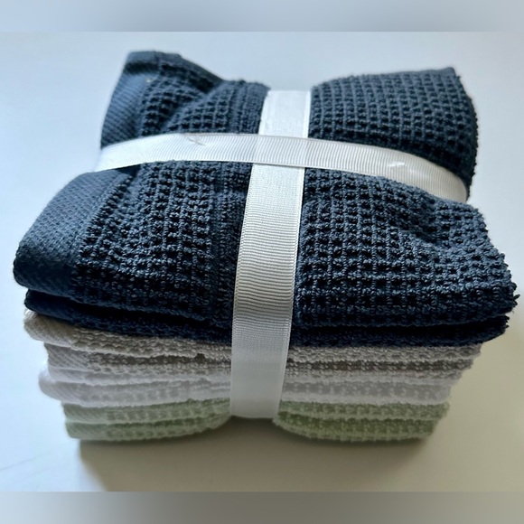 🎁SPA Luxury Bath Washcloths - 8 Pack - 12” x 12” - Multi Color - Picture 2 of 5